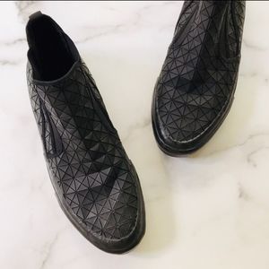 Zara Mens Black Slip On Shoes